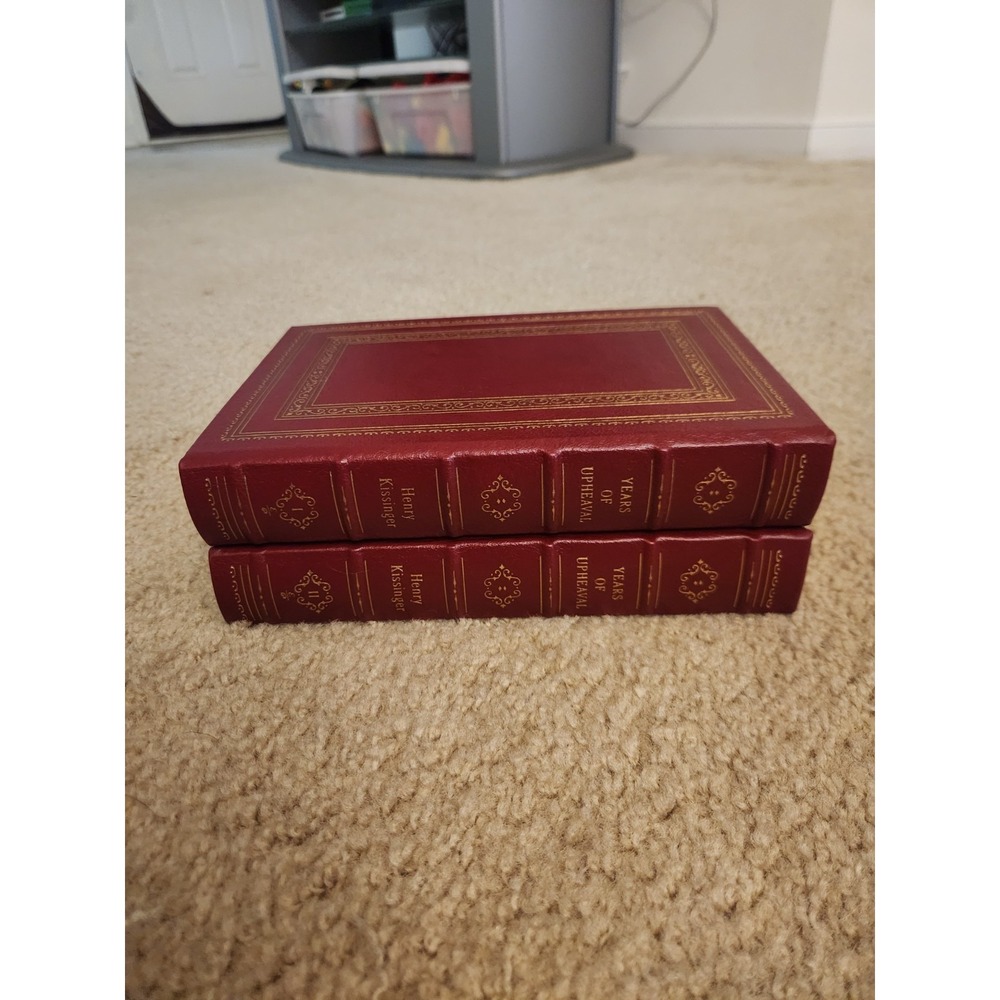 Years Of Upheaval By Henry Kissinger | Easton Press 2 Volumes